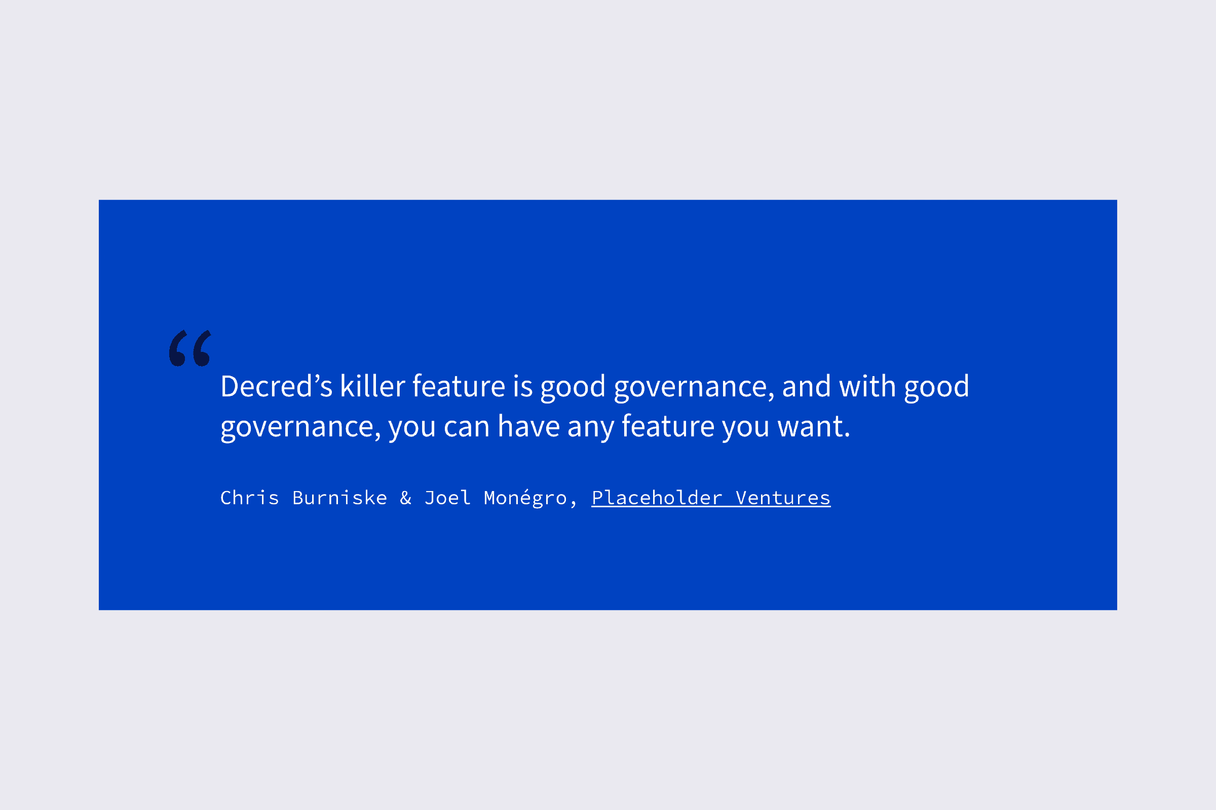 Decred project work