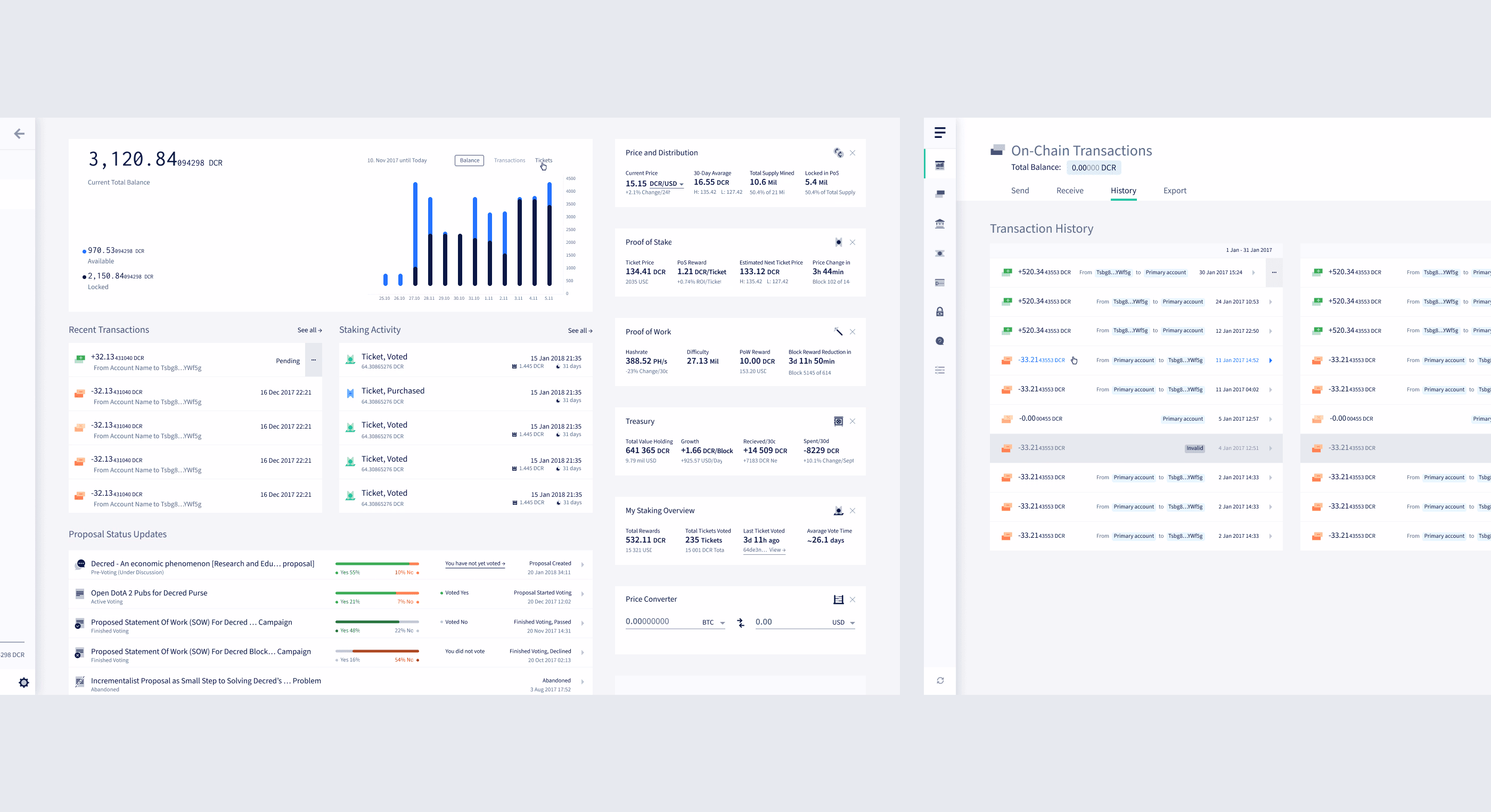 Decred project work